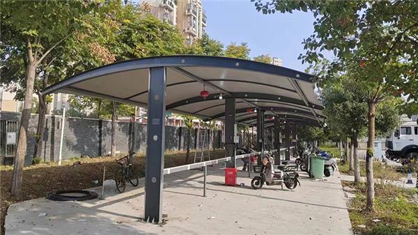 电瓶车停车棚案例